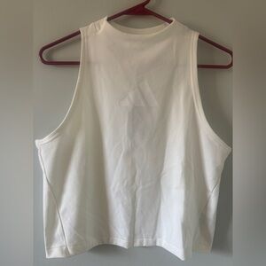 Adidas Women's White Logo Tank Top